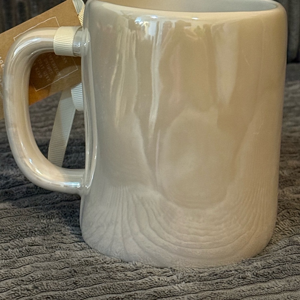 Rae Dunn Cream Iridescent ‘You Are So Loved' Mug - Picture 3 of 6